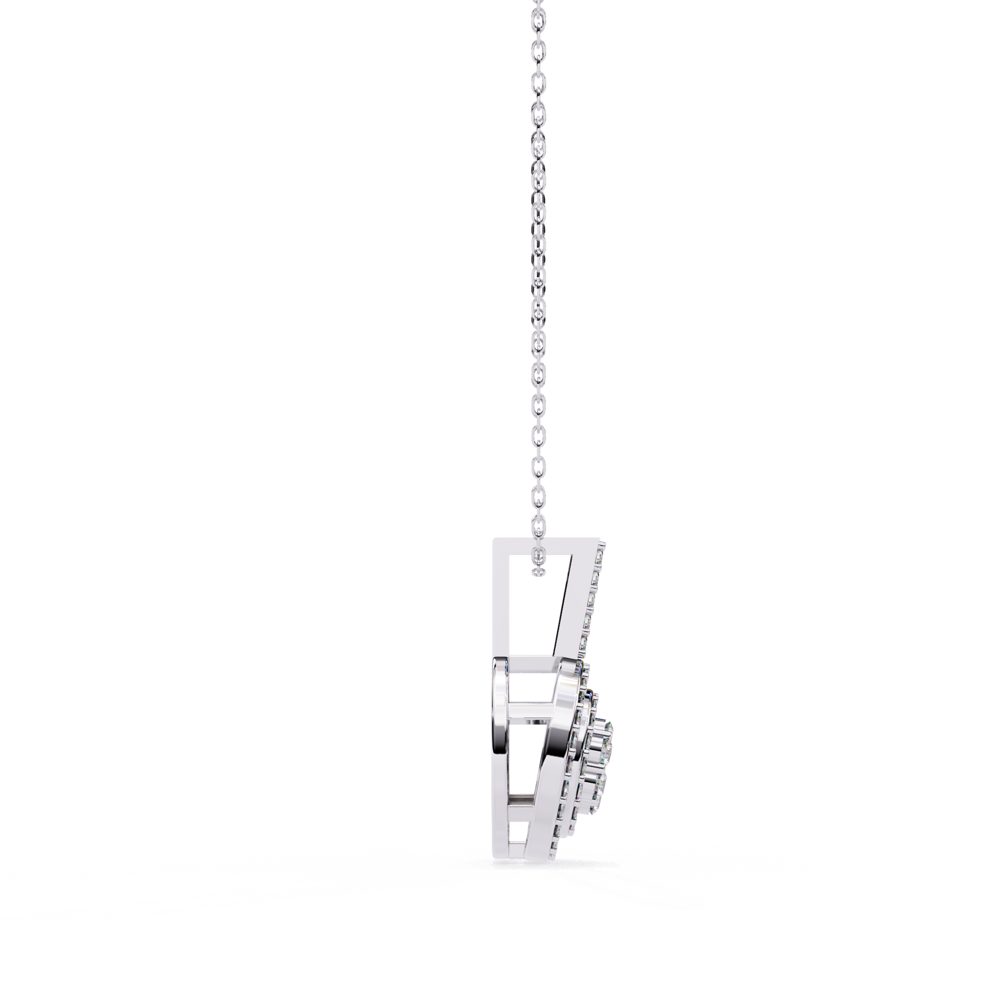Solitairekart 0.26ct Natural Diamond Eternal Orbit Pendant-HI Color, VS-SI  Clarity